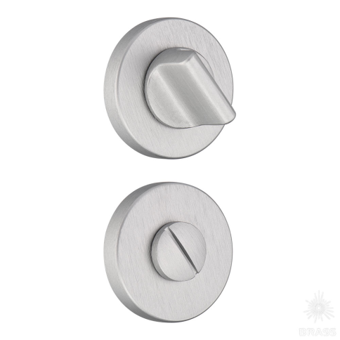 Brass Накладка с поворотной кнопкой RO12W6 ELX10 ROSET брашированный алюминий фото 1