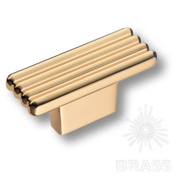 Brass Ручка кнопка 372016MP11 глянцевое золото 16 мм фото 1