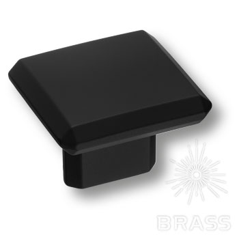 Brass Ручка кнопка 4106 016MP24 черный 16 мм фото 1