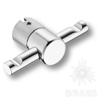 Brass Крючок мебельный 1011 012 CR глянцевый хром фото 1