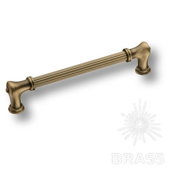 Brass Ручка скоба 4640 0160 ABM-ABM состаренная латунь 160 мм фото 1
