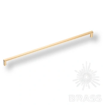 Brass Ручка скоба 6761-200 матовое золото 320 мм фото 1