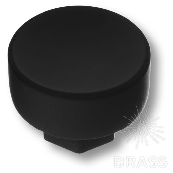 Brass Ручка кнопка 4126 002MP24 черный  фото 1