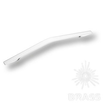 Brass Ручка скоба 6811-400 глянцевый хром 224 мм фото 1