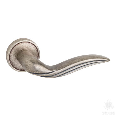 Brass Ручка дверная HA130RO14 OSM ELARA старое серебро фото 1