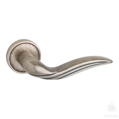 Brass Ручка дверная HA130RO14 OSM ELARA старое серебро фото 1
