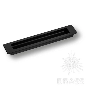 Brass Ручка врезная 1229 160MP24 черный 160 мм фото 1