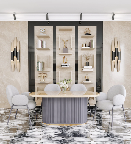 Стол Моранди обеденный овальный фото 3