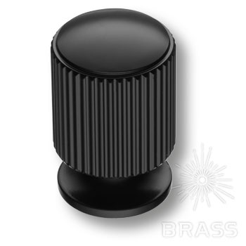 Brass Ручка кнопка 1464 0020 AL6 черный фото 1