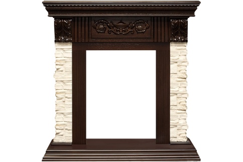 Портал Luxemburg (каменный) - Сланец/Темный дуб Royal Flame фото 1