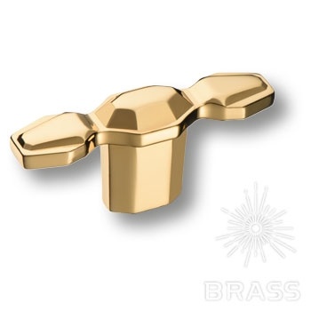 Brass Ручка кнопка 15.379.60.19 глянцевое золото  фото 1