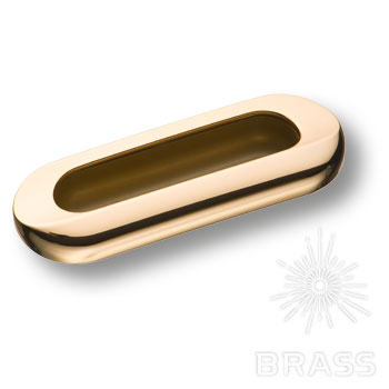 Brass Ручка врезная 3930-112 глянцевое золото фото 1