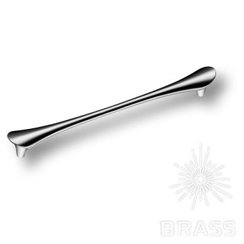 Brass Ручка скоба 8600 192 ALPI Chrome глянцевый хром 192 мм фото 1
