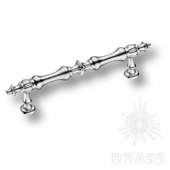 Brass Ручка скоба SEHZADE-10-96 глянцевый хром 96 мм фото 1