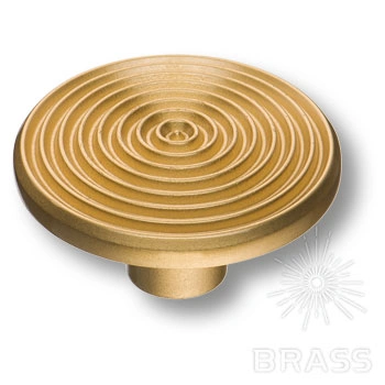 Brass Ручка кнопка 6130-200 матовое золото фото 1