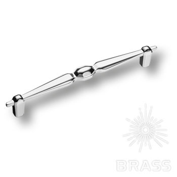 Brass Ручка скоба 15.079.160.07 глянцевый хром 160 мм фото 1