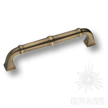 Brass Ручка скоба 4224 0128 ABM состаренная латунь 128 мм фото 1