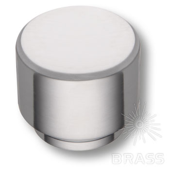 Brass Ручка кнопка 4237 002MP19 сатинированный хром фото 1