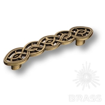Brass Ручка скоба 15.071.96.12 античная бронза 96 мм фото 1