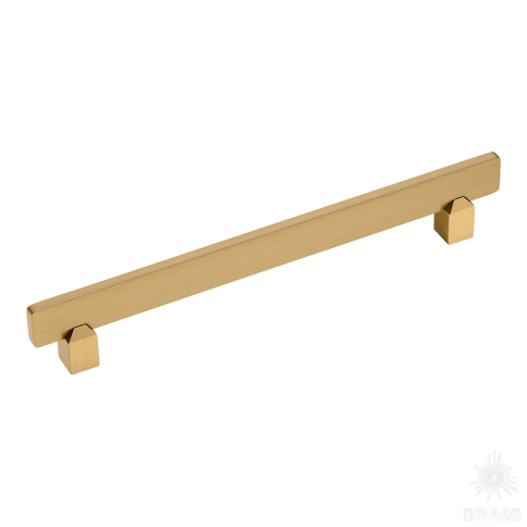 Brass Ручка скоба 2554-011-256 сатинированная латунь 256 мм фото 1