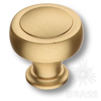 Brass Ручка кнопка 1915 0032 BB матовое золото фото 1