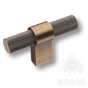 Brass Ручка кнопка 8774 0008 ABM-ABM состаренная латунь фото 1