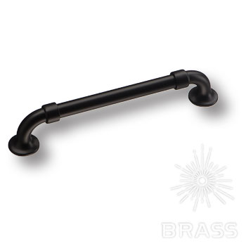 Brass Ручка скоба BU 010.160.09 черный 160 мм фото 1
