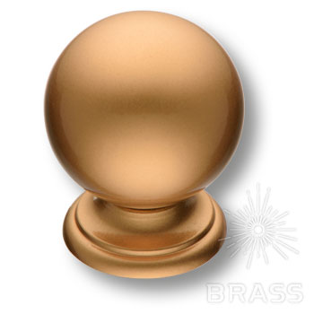 Brass Ручка кнопка 8352-200 матовое золото фото 1
