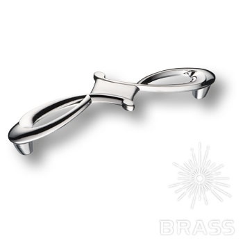 Brass Ручка скоба 15.172.128.07 глянцевый хром 128 мм  фото 1