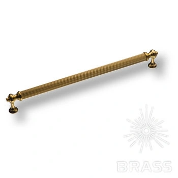 Brass Ручка скоба 2512-003-224 латунь глянцевое золото 224 мм фото 1