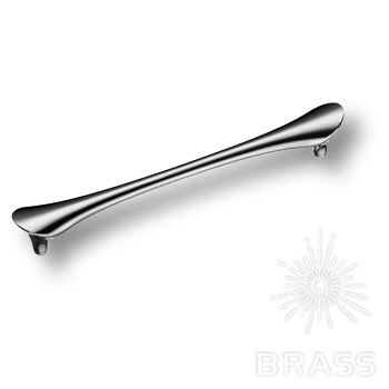 Brass Ручка скоба 8600 160 ALPI Chrome глянцевый хром 160 мм фото 1