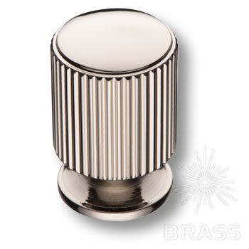 Brass Ручка кнопка 1464 0020 PN глянцевый никель фото 1