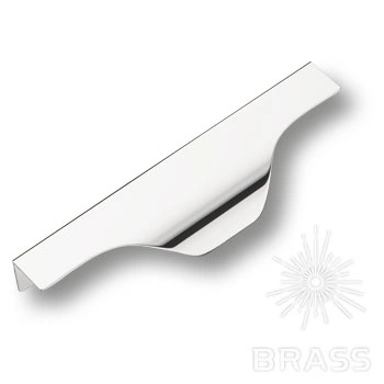 Brass Ручка торцевая 8918 0128 CR глянцевый хром 128 мм фото 1