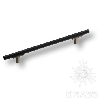 Brass Ручка рейлинг 776-160-Titanium-Matt Black графит-матовый черный 160 мм фото 1