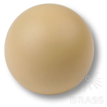 Brass Ручка кнопка детская 445BE2 шар бежевый матовый фото 1