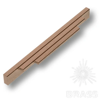 Brass Ручка накладная 9429 0224 ELX8 брашированная бронза 224 мм фото 1