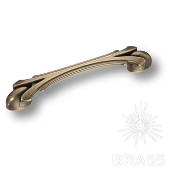 Brass Ручка скоба 15.160.96.12 античная бронза 96 мм  фото 1