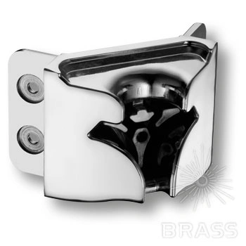 Brass 2394 Baza Chrome Коннектор для мебельной опоры CRUZ глянцевый хром фото 1
