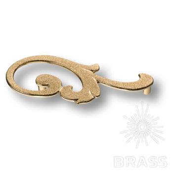 Brass Ручка скоба 15.141.01 DIA 19 Right глянцевое золото 96 мм фото 1