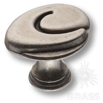 Brass Ручка кнопка 15.347.00.16 старое серебро фото 1