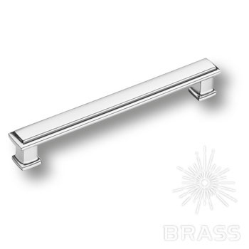 Brass Ручка скоба 1104 160MP02 глянцевый хром 160 мм фото 1