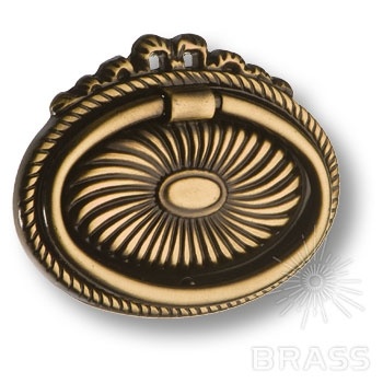 Brass Ручка кольцо 15.219.01.04 старая бронза фото 1