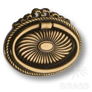 Brass Ручка кольцо 15.219.01.04 старая бронза фото 1