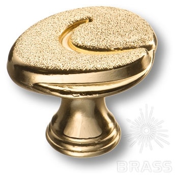 Brass Ручка кнопка 15.347.00.DIA.19 глянцевое золото 24K фото 1