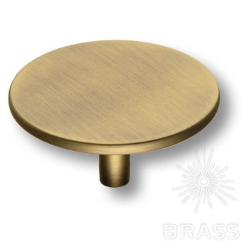 Brass Ручка кнопка 4137 002MP30 состаренная латунь фото 1