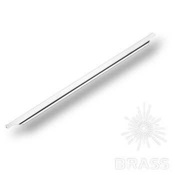 Brass Ручка торцевая 8918 0864 0003 CR глянцевый хром 864 мм фото 1