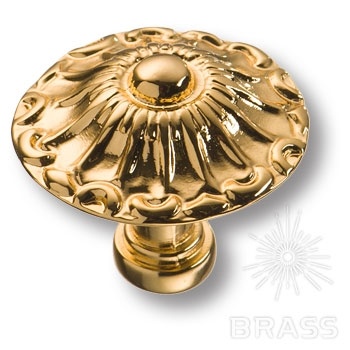 Brass Ручка кнопка 15.304.31.19 глянцевое золото 24 K фото 1