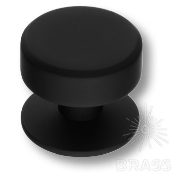 Brass Ручка кнопка 4238 002MP24 черный фото 1