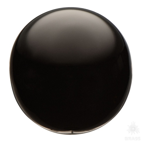 Brass Ручка кнопка 9818 T BLACK черный фото 1