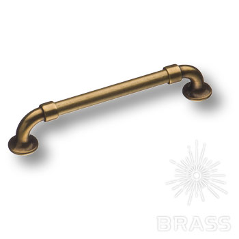 Brass Ручка скоба BU 010.160.12 античная бронза 160 мм фото 1